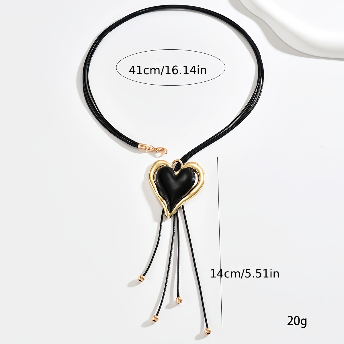Women's Bohemian Pendant Necklace, Heart & Starfish Design